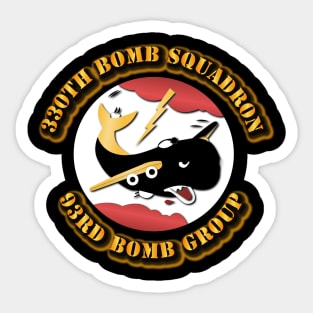 AAC - 330th Bomb Squadron, 93rd Bomb Group Sticker